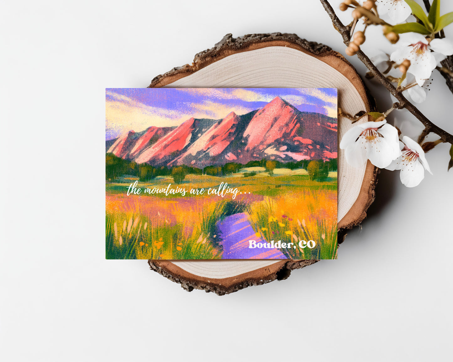 Mountains Are Calling Postcard PST-CO-04