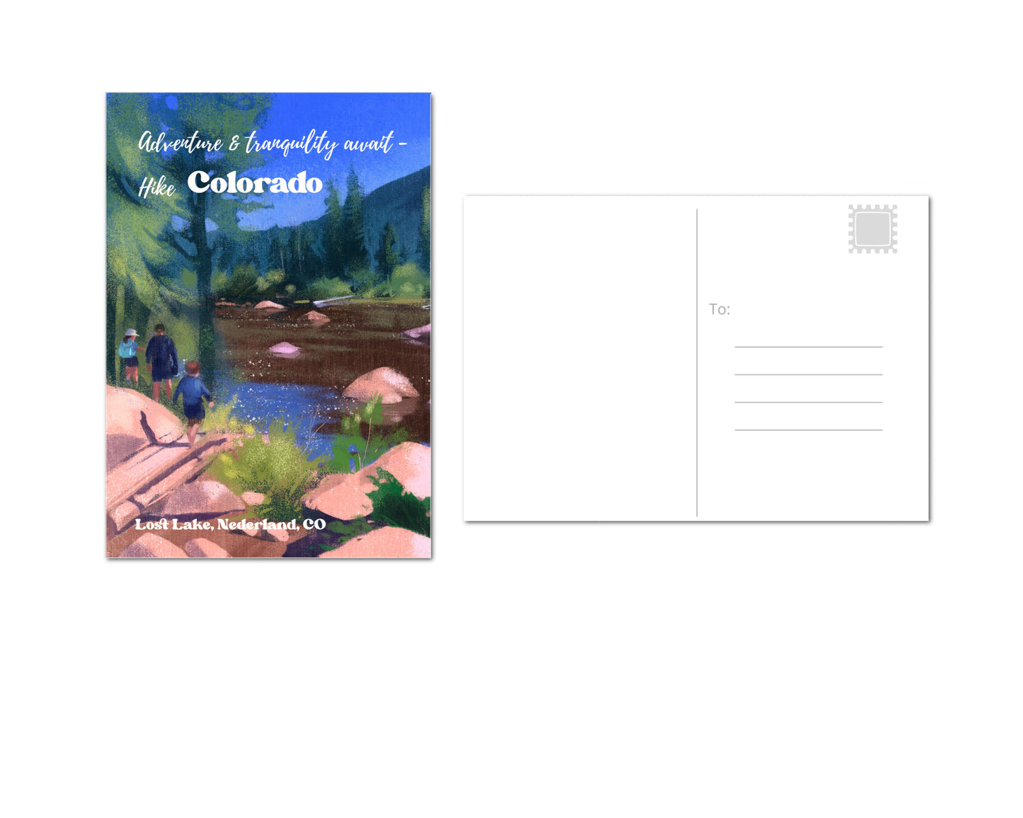 Adventure and Tranquility Postcard PST-CO-05