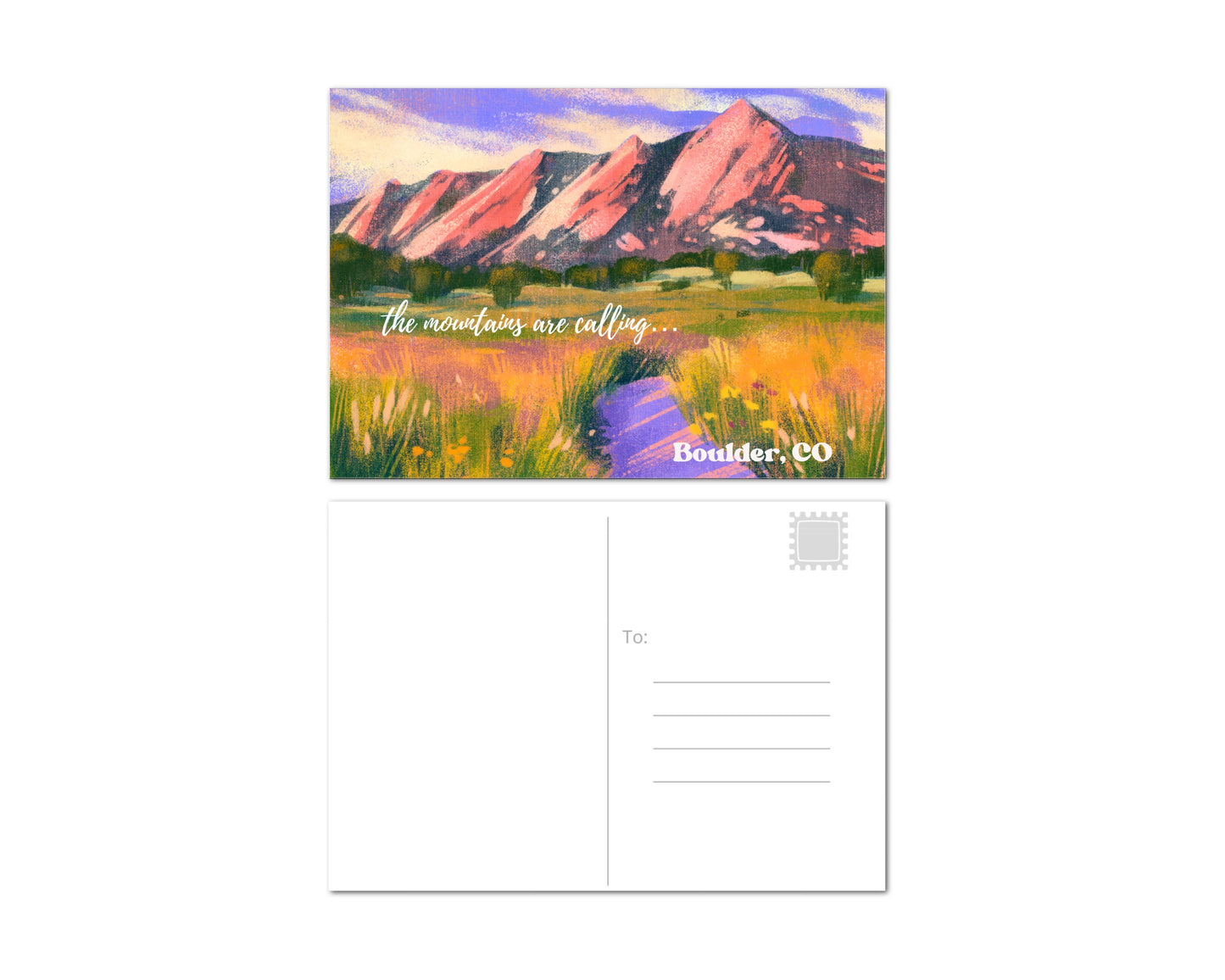 Mountains Are Calling Postcard PST-CO-04