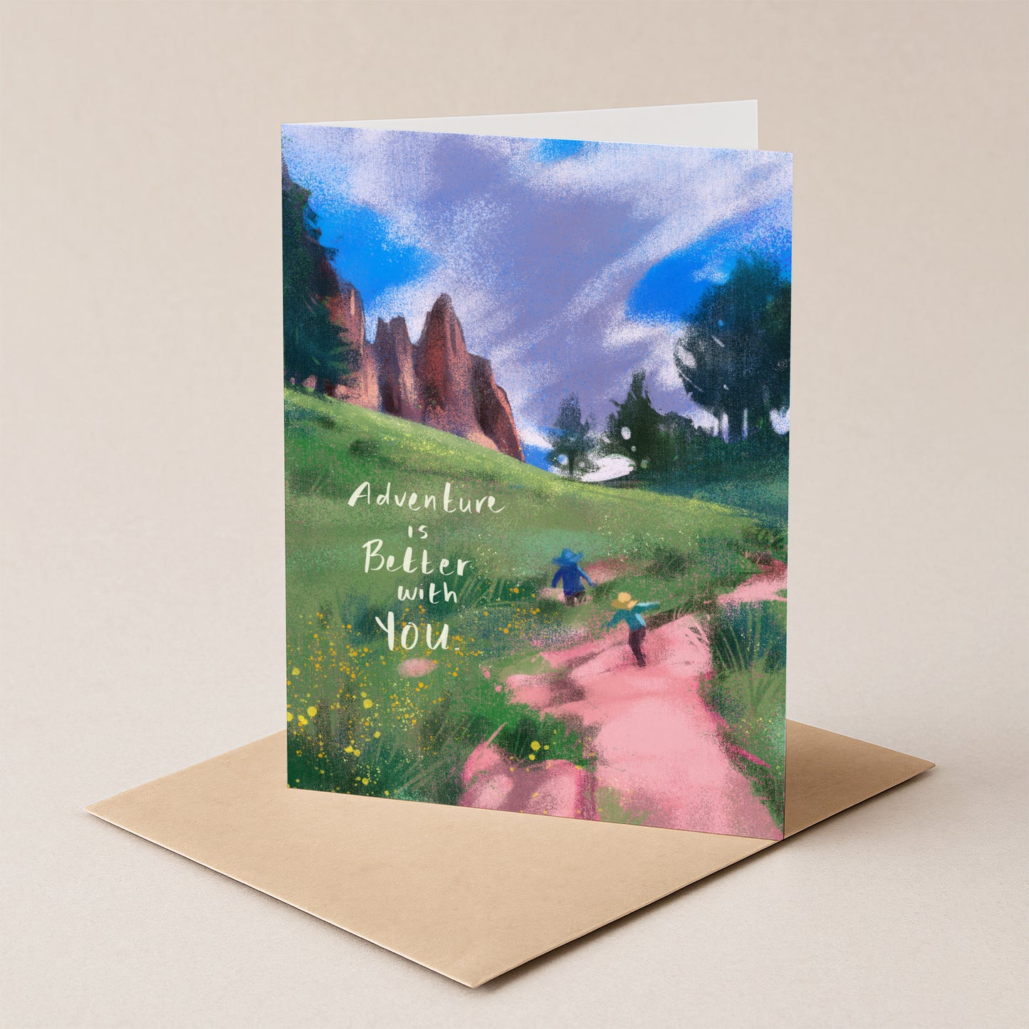 Adventure Is Better With You Greeting Card