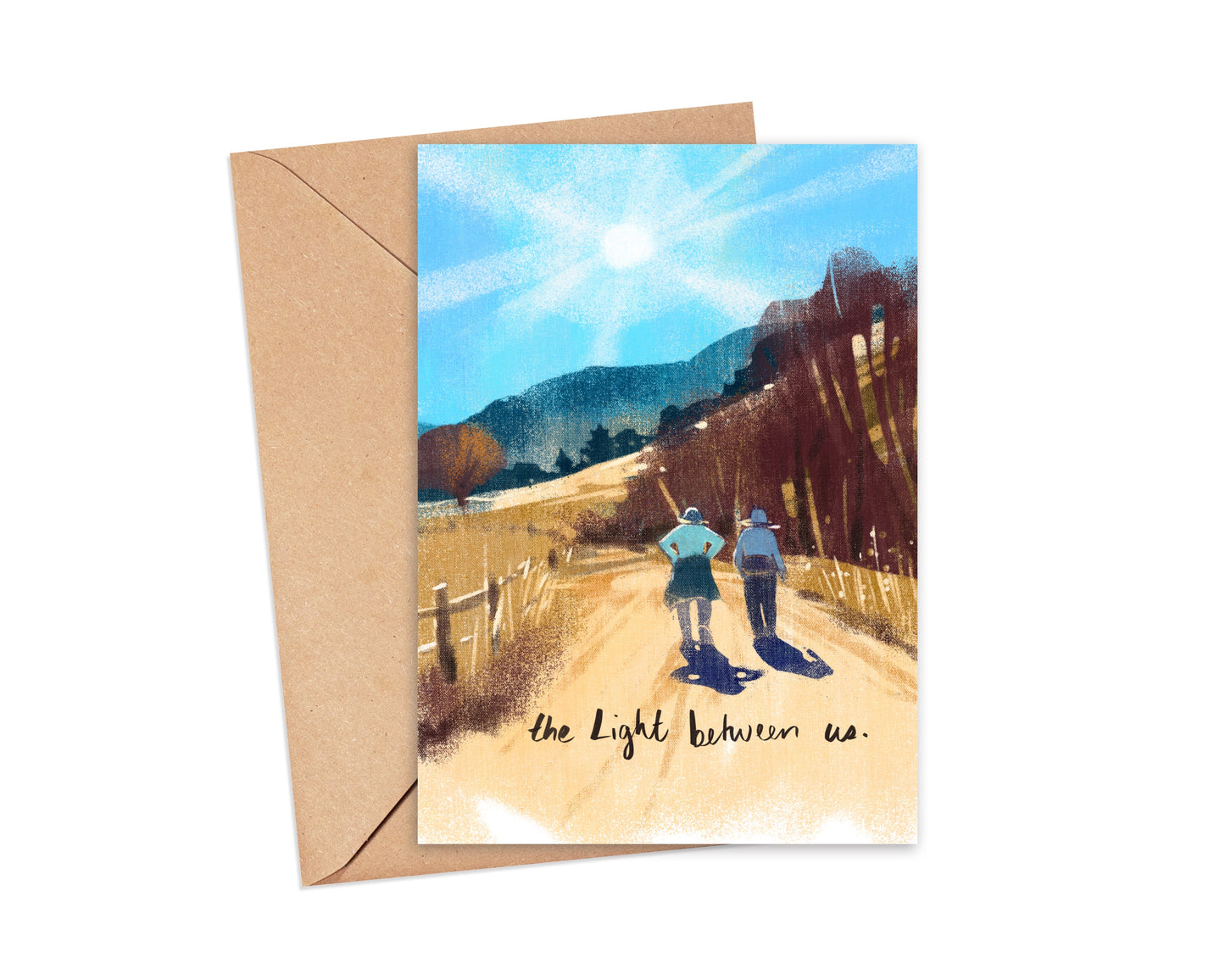 The Light Between Us Greeting Card
