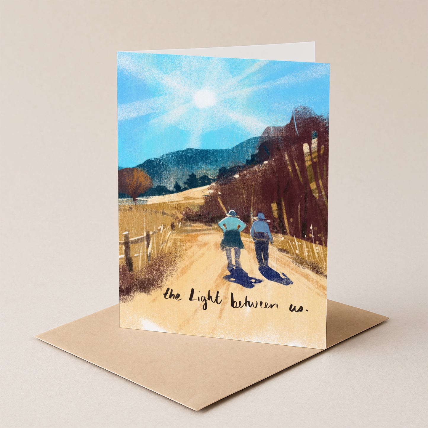 The Light Between Us Greeting Card